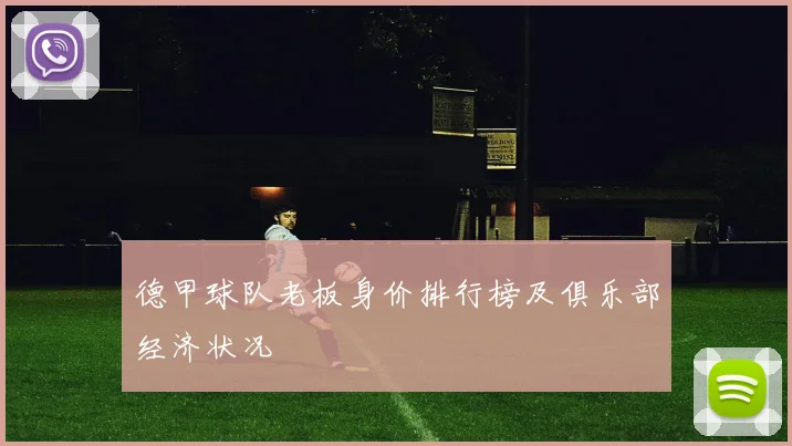 德甲球队老板身价排行榜及俱乐部经济状况